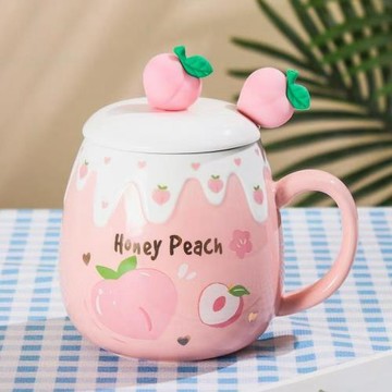暖暖杯恒溫杯禮盒套裝可愛馬克杯高顏值加蓋陶瓷杯子伴手禮水杯