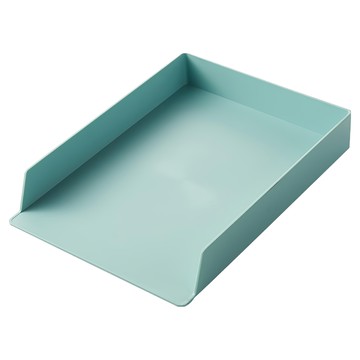 小麥購物 可疊加桌面A4收納盒 L2129  1層  北歐藍