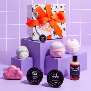 【LUSH 英國直營】送給你心目中的那顆星｜星光熠熠 身體保養禮盒
