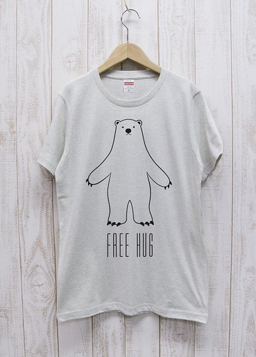 FREE HUG 北極熊 燕麥色 / R013-T-OA
