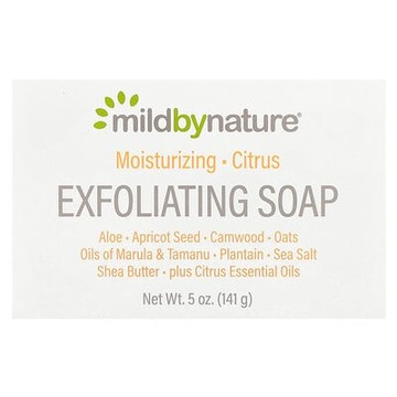 Mild By Nature, 去角質塊皁，柑橘香，5 盎司（141 克）