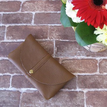 “GlobeⅡ”錢包（蓬鬆錢包）<棕>