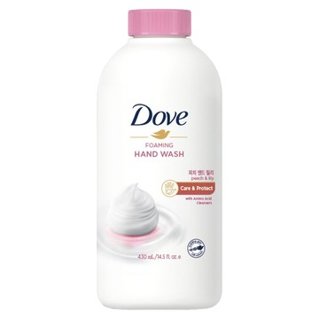 Dove 多芬 深層滋潤泡沫洗手慕斯補充瓶 百合蜜桃香 430ml  1瓶