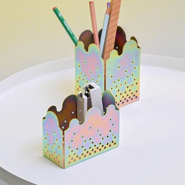 【限量展示品釋出】波波收納盒 / 霓彩(S)