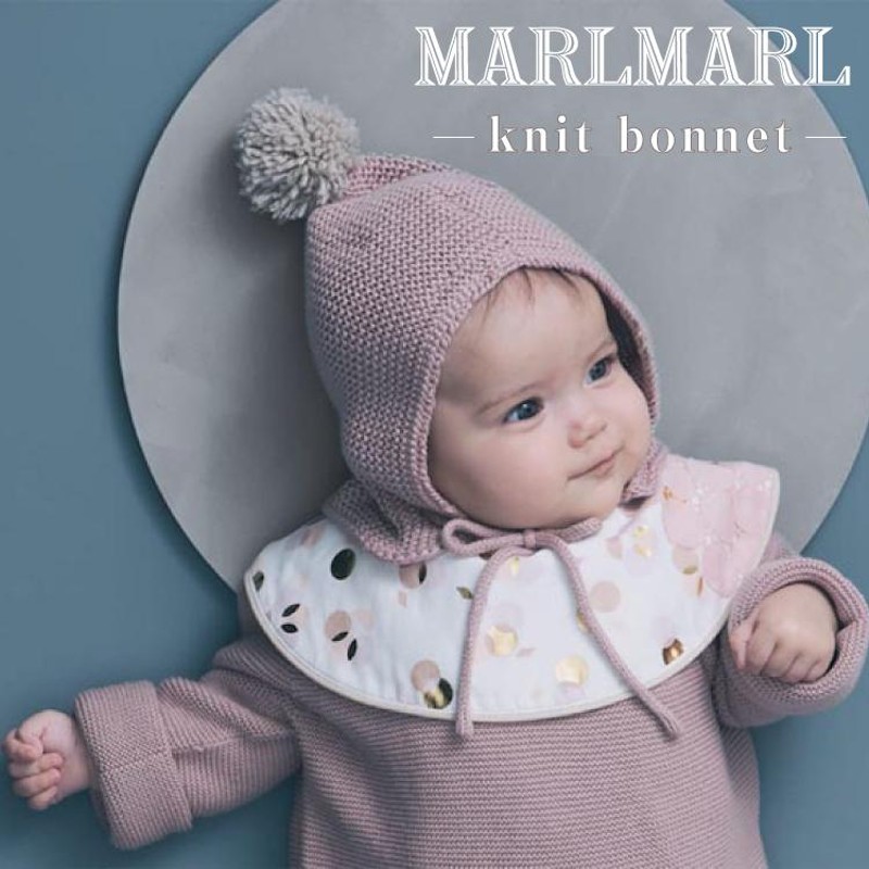 マールマール ニットボンネ MARLMARL knit bonnet 帽子 ベビー 女の子