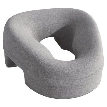 ANTIAN 多功能美容院按摩SPA趴枕/家用記憶棉推拿枕頭/按摩頭枕/趴趴午睡枕  1個  26 x 24 x 14cm  灰色