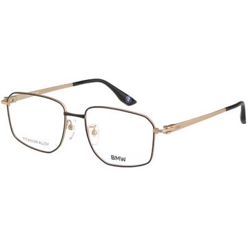 BMW 純鈦 光學眼鏡(霧面金配黑色)BW5101H