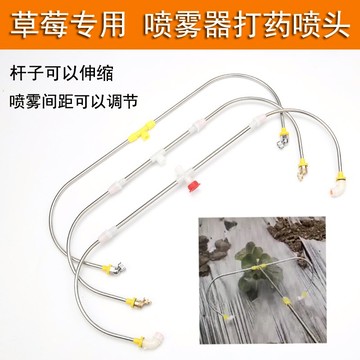 打草莓噴頭噴霧器雙壟打藥霧化草莓打藥噴頭打白粉病專用霧化噴頭