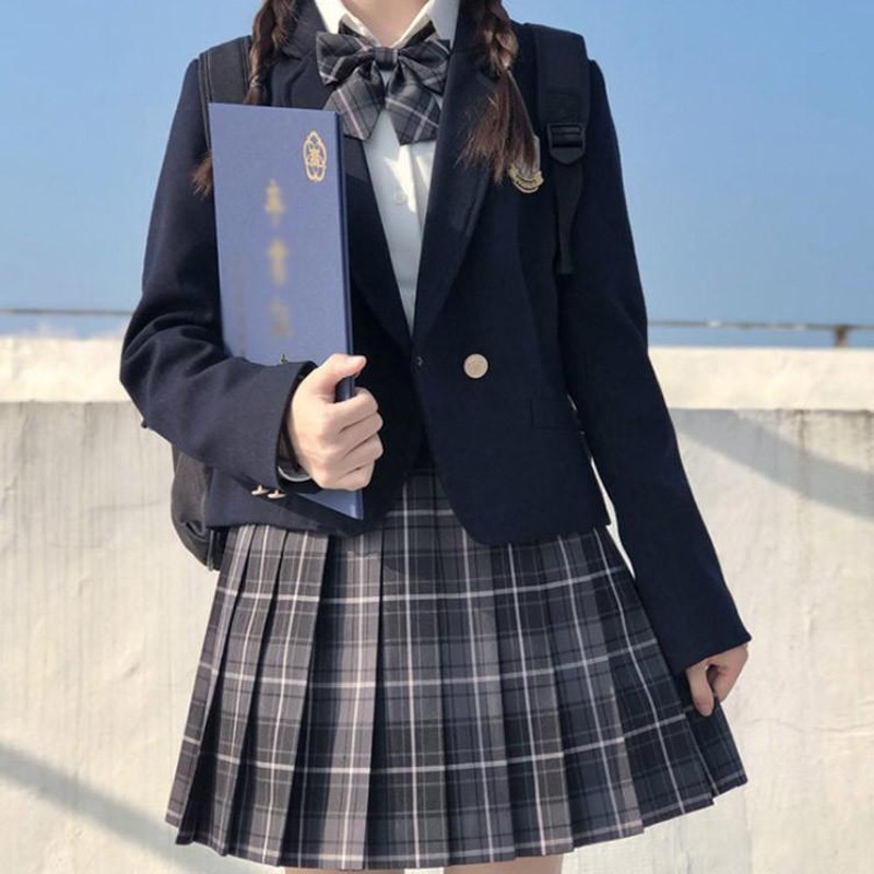 制服 5点セット 女子高生 学生服 上下セット 女の子 スーツ 女子高校生