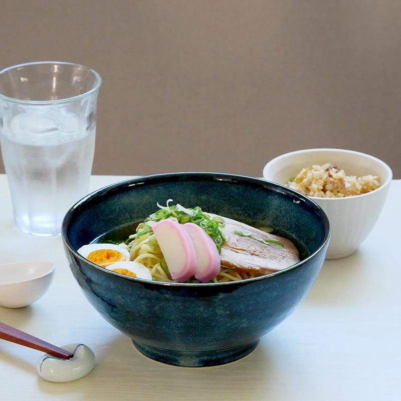 さぬき丼ぶり 18.5cm 窯変紺どんぶり 丼 麺鉢 ボウル 鉢 大鉢 食器 和