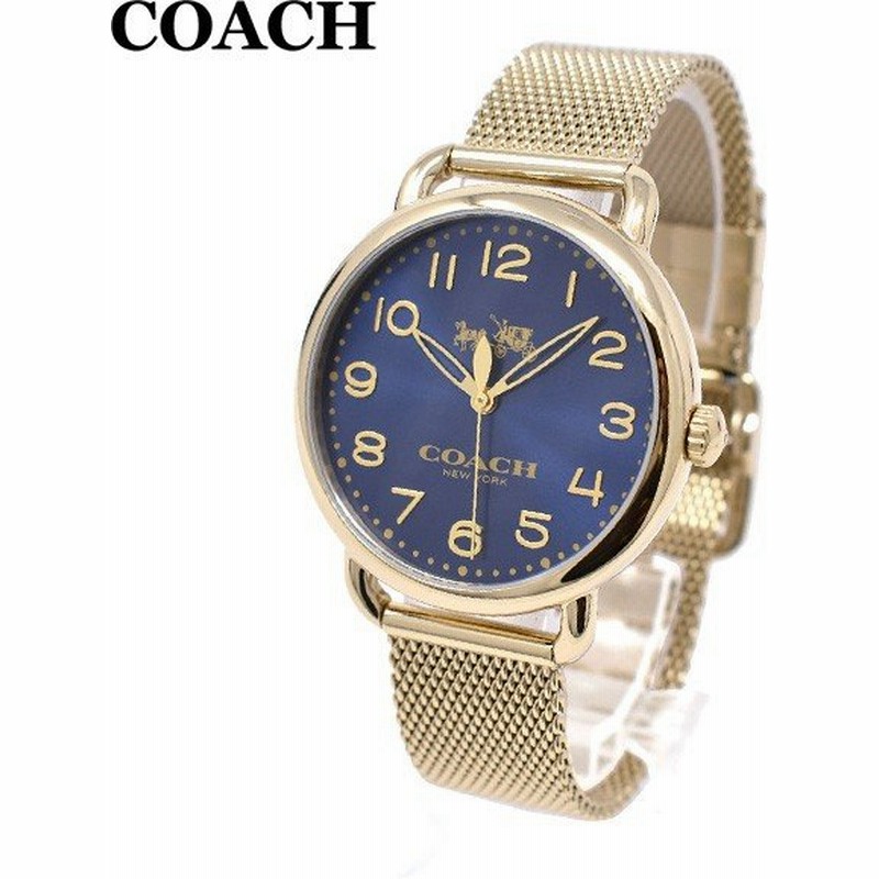 コーチ 腕時計 レディース Coach Delancey デランシー ネイビー ゴールド ブレス 時計 ウォッチ 通販 Lineポイント最大0 5 Get Lineショッピング