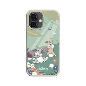 iPhone 16 SolidX 貝殼灰 - 迪士尼-經典系列 Disney Classics - 小鹿斑比 - 桑普與邦妮
