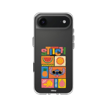 iPhone Air Clear Case（相機按鈕） 透明 - 迪士尼-史迪奇 Disney Stitch - 史迪奇 - 史迪奇與水果