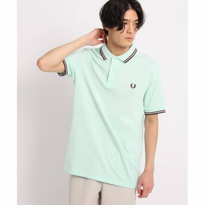 デッサン Fred Perry ポロシャツ メンズ ミントグリーン 02 Dessin 通販 Lineポイント最大1 0 Get Lineショッピング