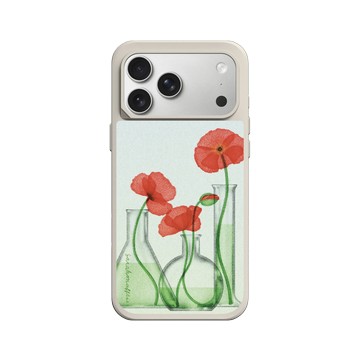 iPhone 17 Pro Max SolidX 貝殼灰 - Sarah Mafféïs - 罌粟