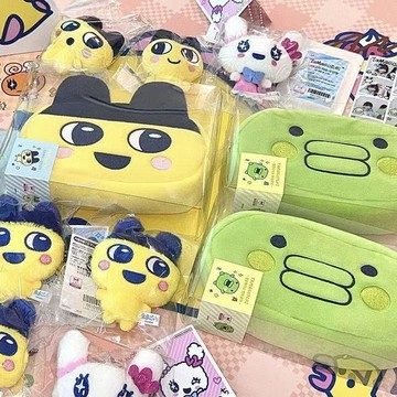 🚀台灣出貨🚀新款筆袋拓麻歌子閨蜜筆袋開學用品小學生收納抽象化妝包便攜外出