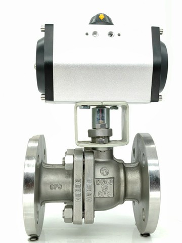 氣動不銹/鑄鋼高溫蒸汽法蘭球閥氣動切斷閥DN15-DN300