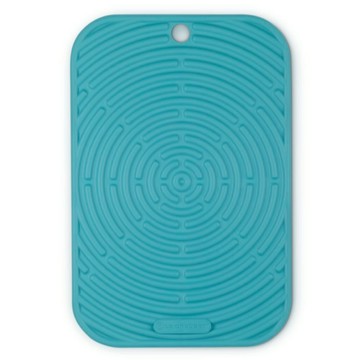 LE CREUSET 長方型隔熱墊  1個  加勒比海藍