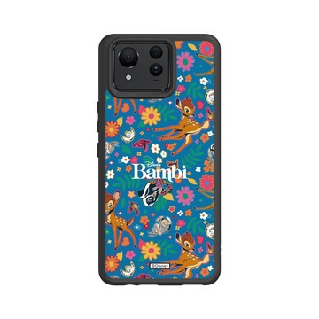Zenfone 11 Ultra SolidSuit 黑 - 迪士尼-經典系列 Disney Classics - 小鹿斑比 Bambi - Flower Pattern