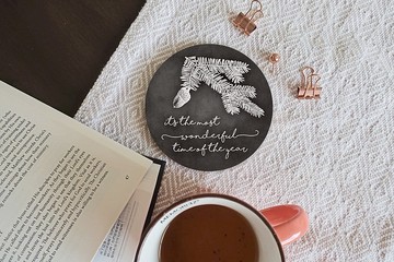 交換禮物聖誕杯墊 | 感恩節佈置 the Most Wonderful Time of the