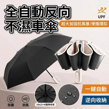 【隔日到貨】全自動雨傘 雨傘 自動 自動折疊傘 反向自動傘 反向雨傘 遮陽傘 摺疊傘 晴雨傘 扣環自動傘 晴雨兩用