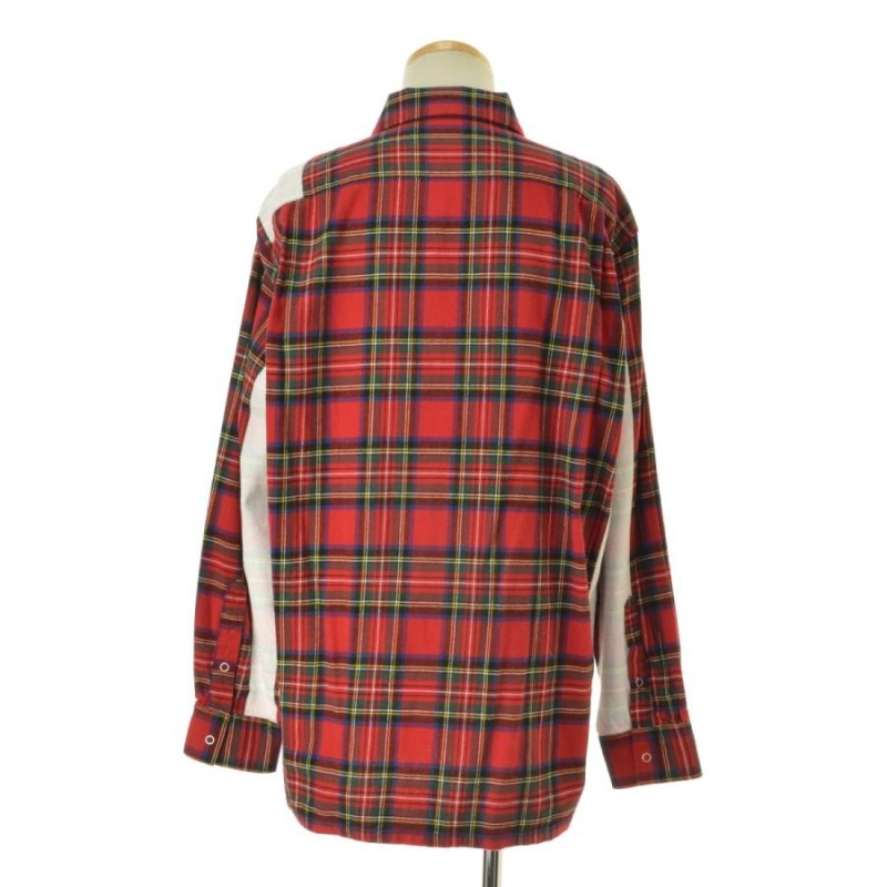 SEQUEL / シークエル SQ-21AW-SH-01 NEL CHECK SHIRT RED CHECK 長袖