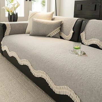 夏季沙發墊防滑高級感涼豆豆坐墊子2025新款涼席蓋布巾夏天款