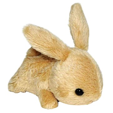 Little Beans 兔子 絨毛玩偶  10cm  棕色  1個