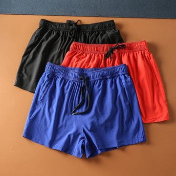 夏季新款男士戶外運動健身跑步速干透氣松緊腰沙灘褲短褲三分褲