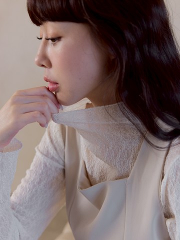 微透肌親膚波紋小高領