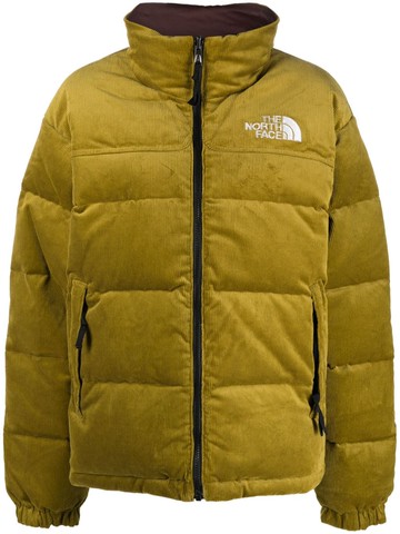 The North Face - 1992 Nuptse reversible padded jacket - women - Cotton/Nylon/Spandex/Elastane/Recycled Feather Down - S - Green