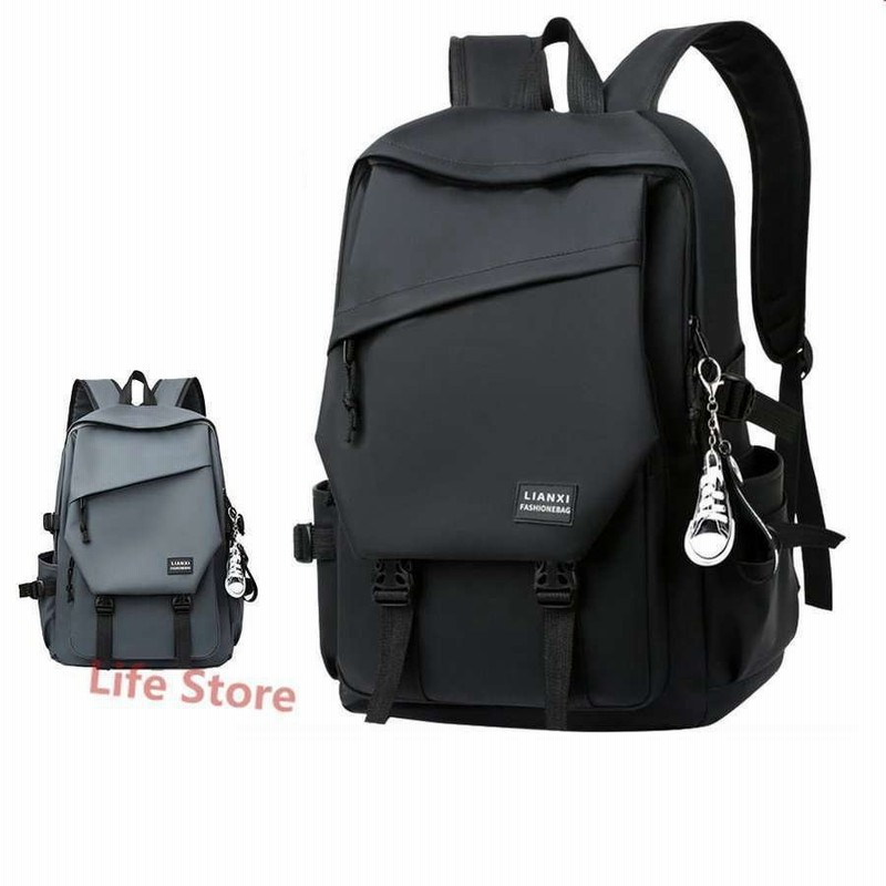 リュックメンズレディース通学大容量防水軽量おしゃれa4撥水通勤pc収納デイバッグシンプル大きめ黒中学生高校生大学生 通販 Lineポイント最大get Lineショッピング