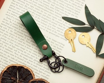 個性化皮革鎖扣鑰匙扣 | 皮革鎖扣鑰匙扣