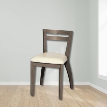 《新之森林》靠背四腳實木化妝椅三色可選