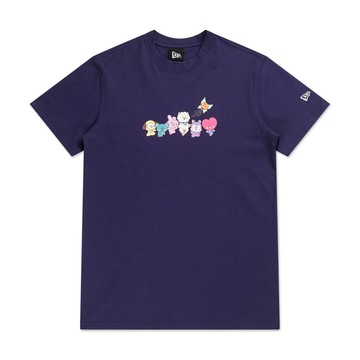 NEW ERA 男女 短袖上衣 NE X BT21 FOREVER 7 NEBT21 紫 NE14901015