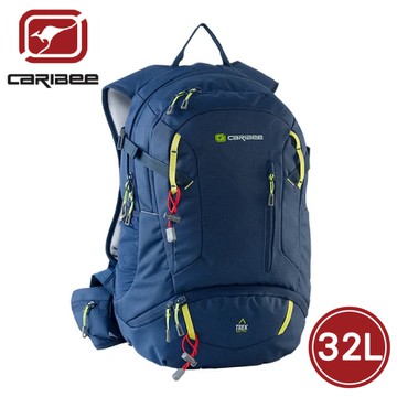 【Caribee 澳洲 TREK 32L 背包(附防水套)《海軍藍》】CB-60611/登山背包/多功能背包/休閒書包