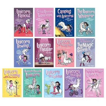 【查德書境】Phoebe and Her Unicorn 菲比和她的獨角獸 20冊全彩漫畫 Dana Simpson