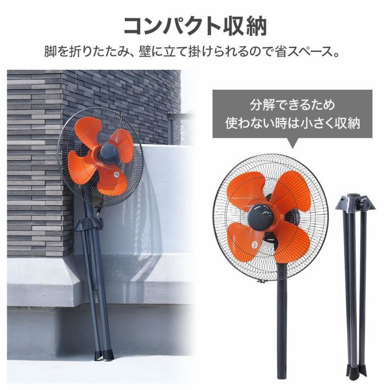 工場扇 45cm 工業用扇風機 大型 スタンド型 換気 風通し 工業扇風機 dショッピング |工場扇 工業扇風機 スタンド式 45cm 大風量 TSE