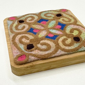 台灣傳統特色花磚  羊毛氈