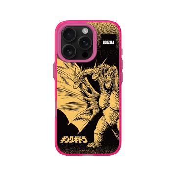 iPhone 16 Pro Clear 粉漾桃 - 哥吉拉 Godzilla - 王者基多拉