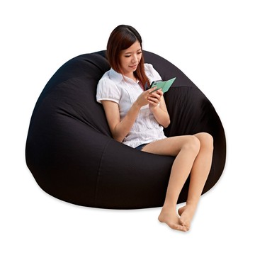 【班尼斯】超極大顆水蜜桃懶骨頭-黑色