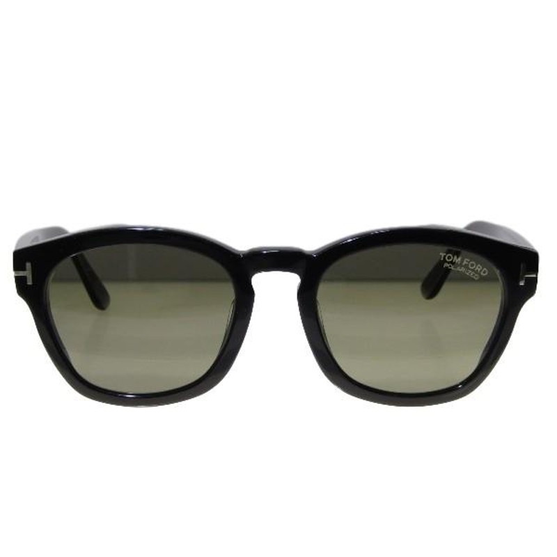 美品 TOM FORD トムフォード サングラス Bryan-02 TF590F POLARIZED ブライアン ボスリントン 偏光 01D ブラック  メガネ 眼鏡 中古 50007222 | LINEブランドカタログ