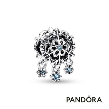 【Pandora官方直營】冰冷雪花墜飾串飾