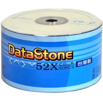 DataStone A級 簡約白 52X CD-R 白金片裸裝( 50片)