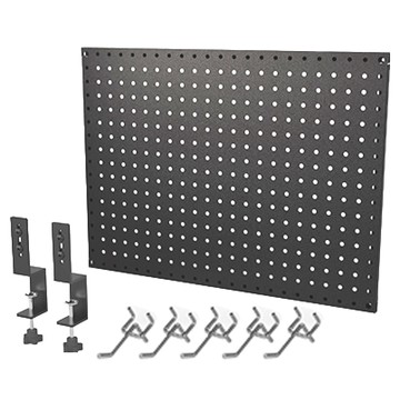 撥撥的架子 洞洞板 屏風桌邊夾連結合器  1組  黑砂