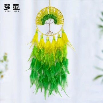 亞馬遜熱銷ins風空中吊飾兒童房裝飾掛件手工編織工藝品創意禮品