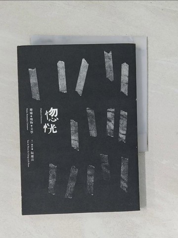 【書寶二手書T1／短篇_TEW】惚恍_阮慶岳