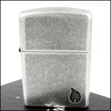 【ZIPPO】美系~ARMOR裝甲-仿古銀-火焰圖案深刻 NO.46399
