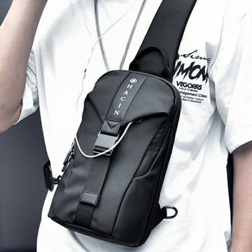 【巴黎精品】現貨+預購 男防水胸包多功能運動腰包大容量側背包斜背包輕便單肩機能相機包包-騎行2色a1kg52