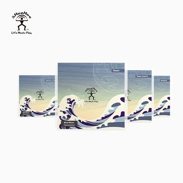 aNueNue 烏克配件 藍月亮弦｜烏克麗麗琴弦 21吋/23吋/26吋/30吋 藍色氟碳纖維 低音弦 彩虹人官方旗艦店